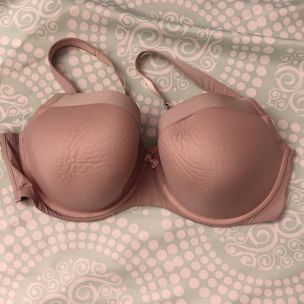 Torrid 42D Nude Beige Mesh Bra